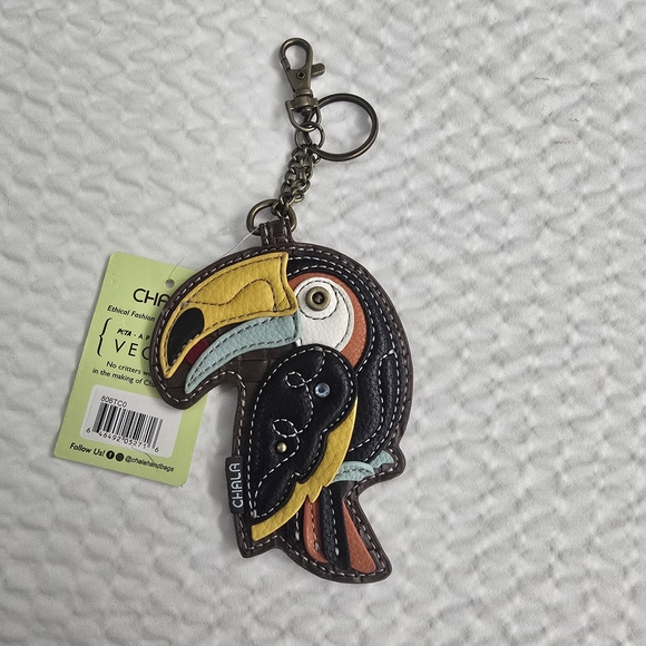 Chala Toucan Keychain - Multicolor - Picture 2 of 5